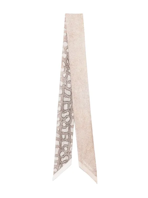 Ferragamo snake-print neckerchief