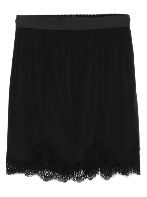 Jupe Dolce & Gabbana Y2K Noire Plissée - Avec Chaînes Dorées Décoratives, Occasion Parfait état