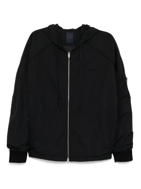 Juun.J puckered zip-up jacket