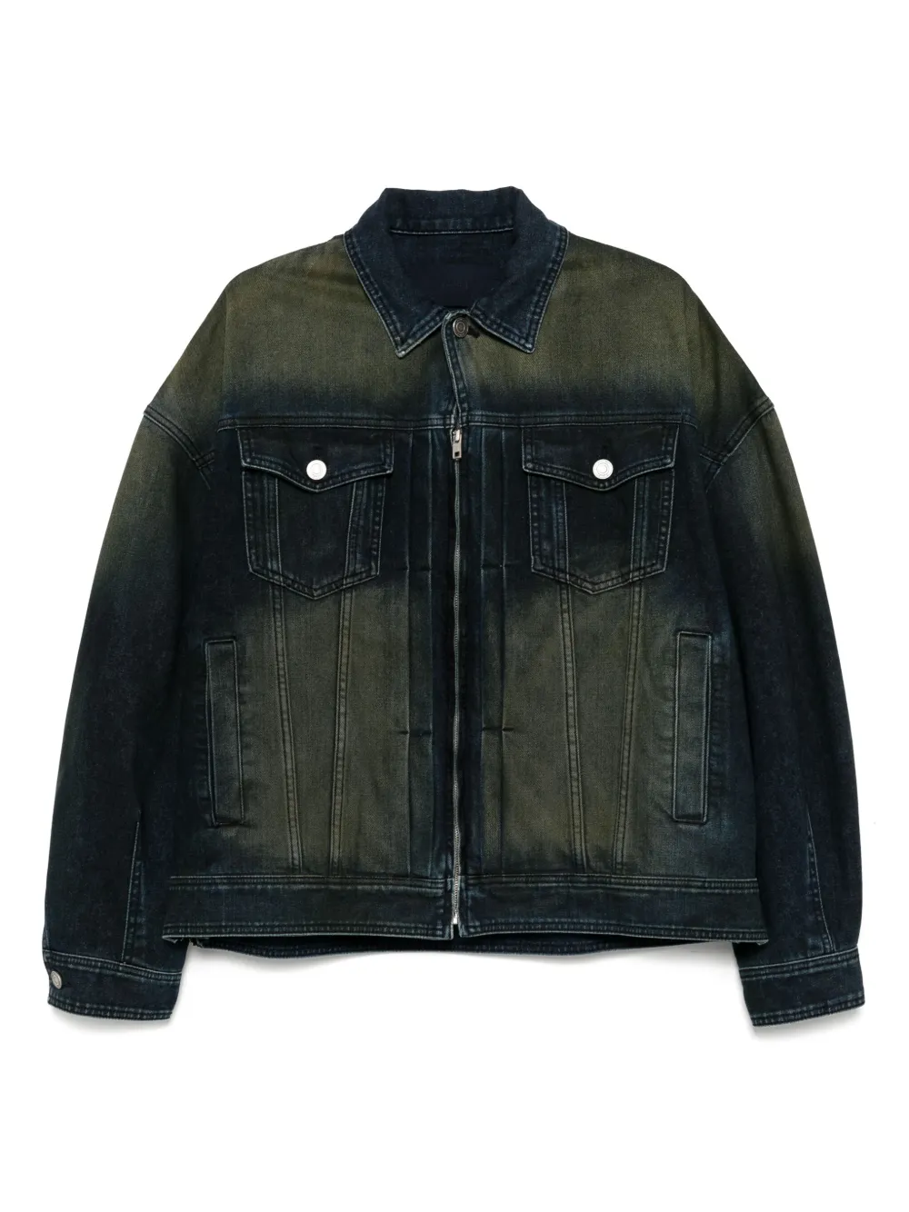 Juun.J denim zipped jacket | Blue | Image 1