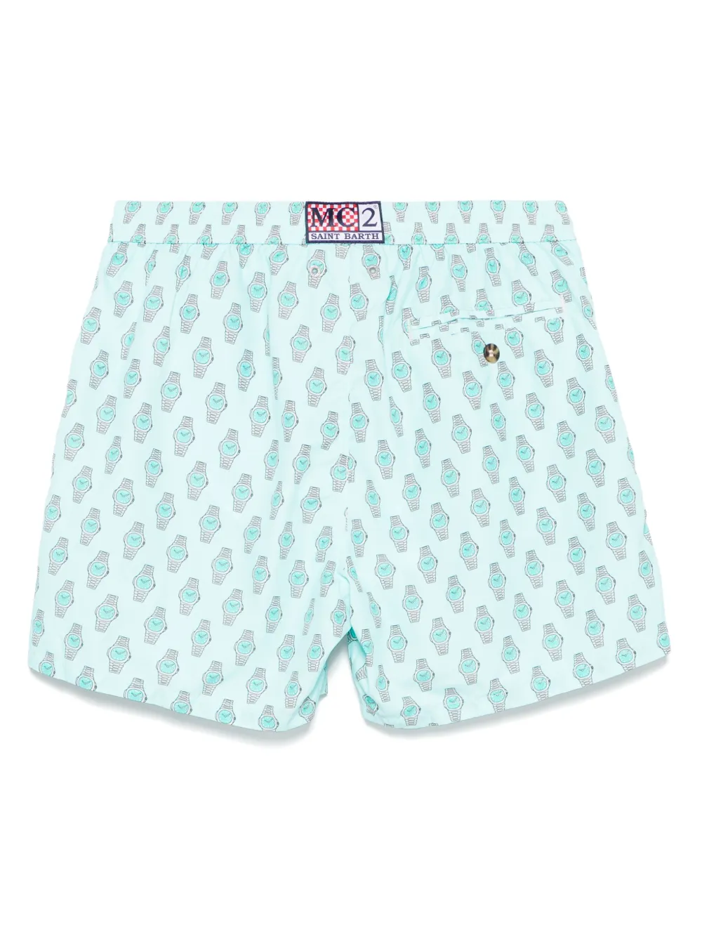 MC2 Saint Barth Zwembroek met print Blauw