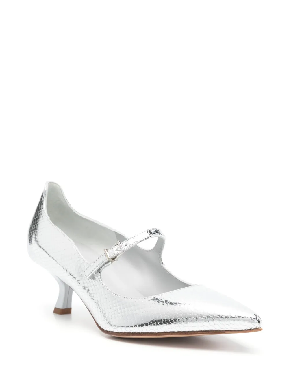 Sergio Levantesi 50mm Carlotta pumps Silver