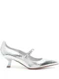 Sergio Levantesi 50mm Carlotta pumps - Silver