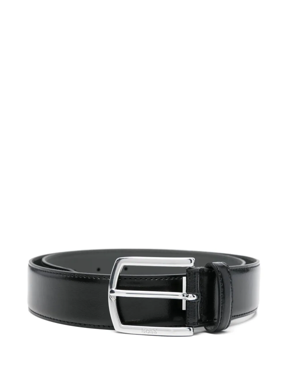 BOSS Riem met logogesp Zwart
