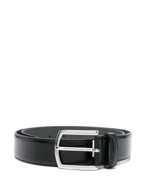 Ceinture à boucle griffée - BOSS - Modalova