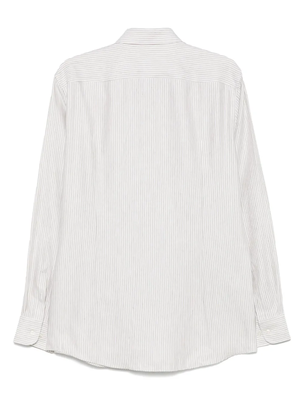 BOSS Gestreept overhemd - Beige
