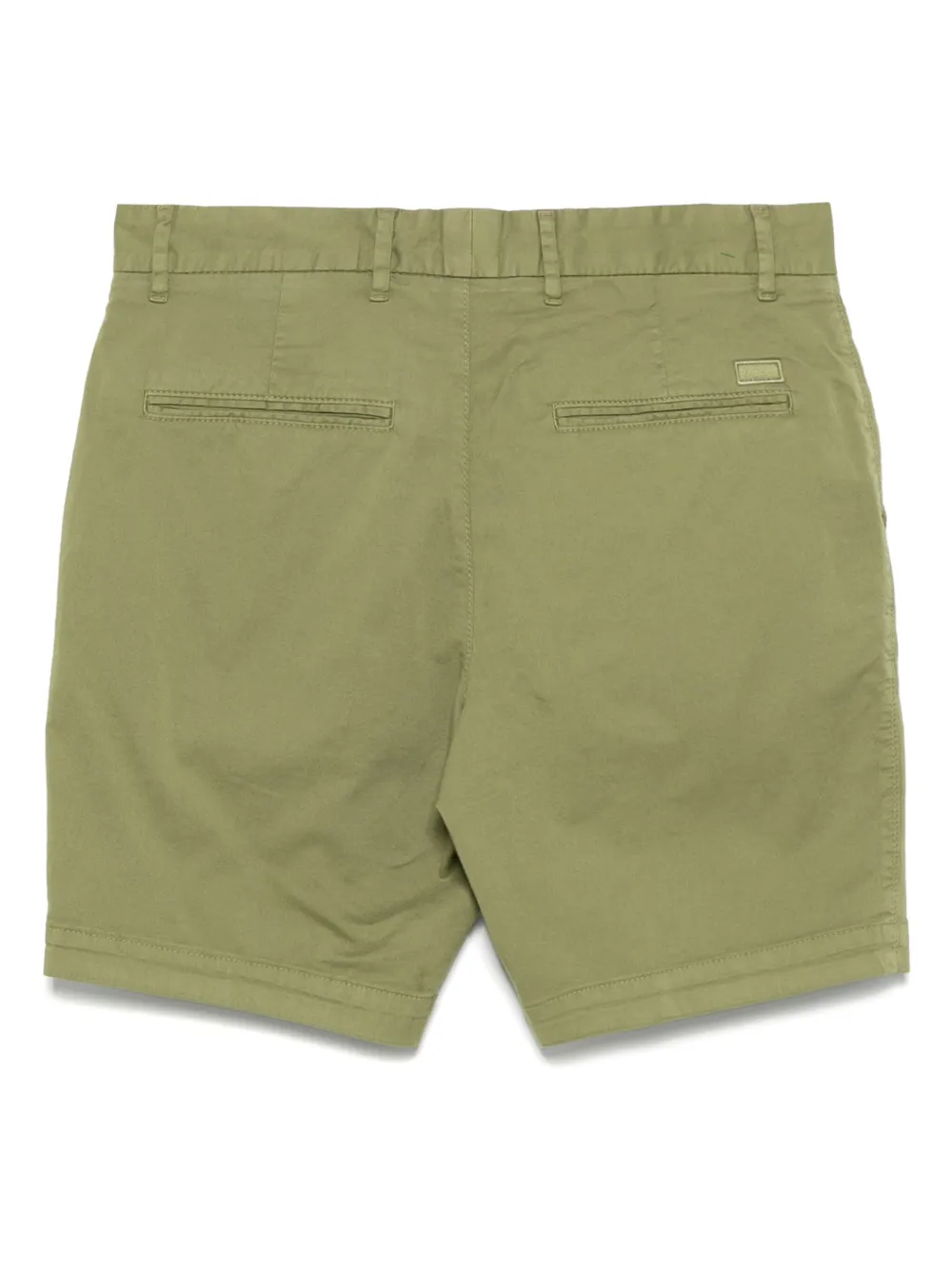 BOSS Twill chino shorts - Groen