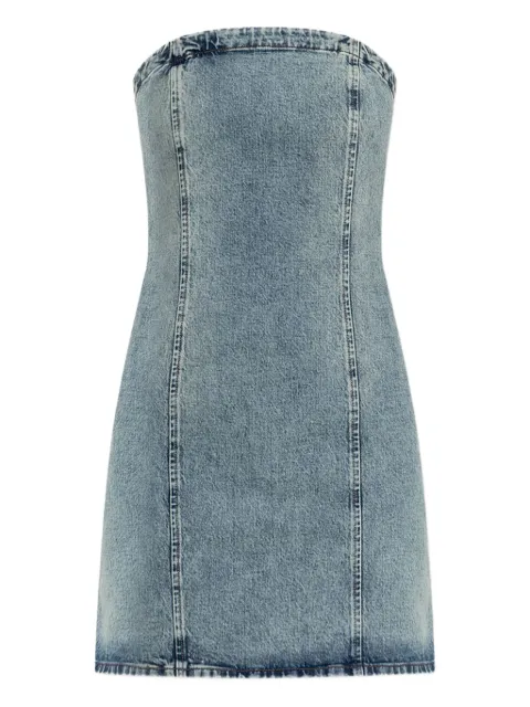 Gestuz Nielle denim strapless dress