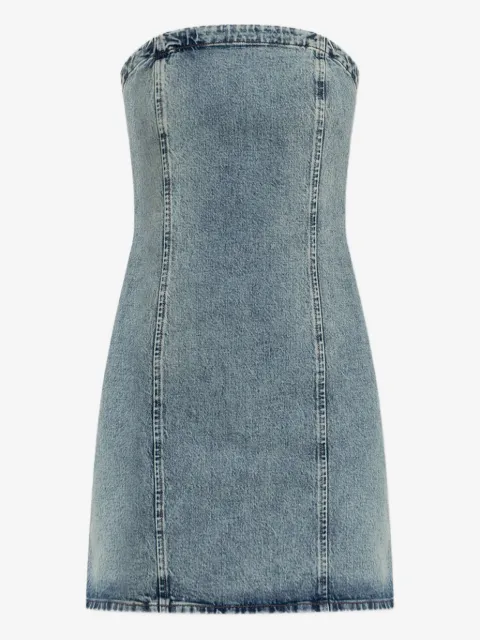 Gestuz Nielle denim strapless dress