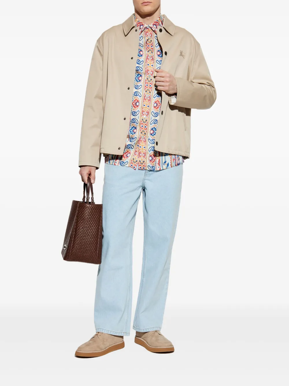 ETRO paisley-print shirt - Blauw