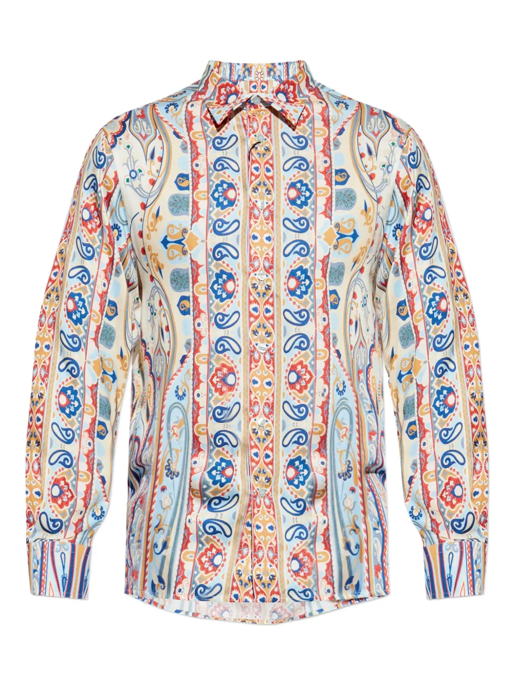 ETRO Overhemd met paisley-print Blauw