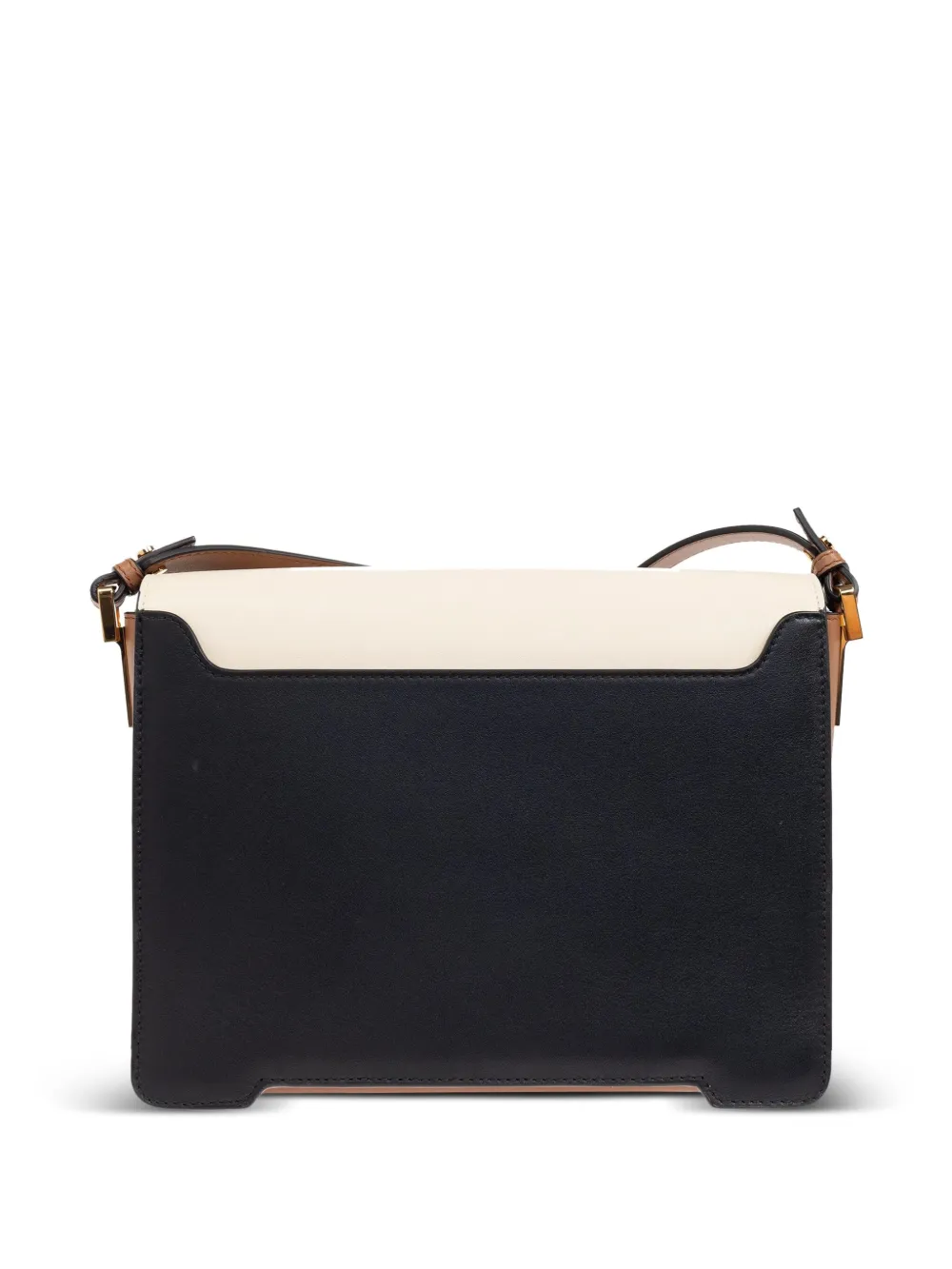 Marni Trunkaro medium leren schoudertas Zwart