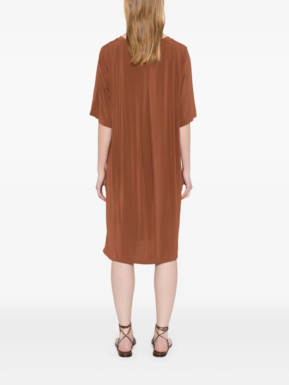 Max Mara Luna mini-jurk Bruin