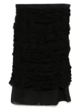 Rokh scrunched chiffon skirt - Black