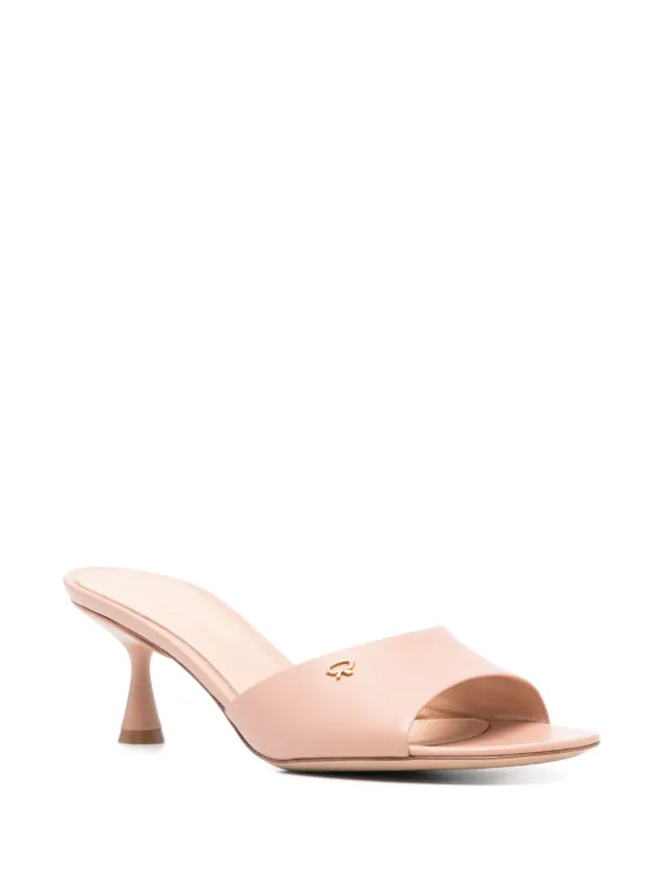 【関税・送料込】GIANVITO ROSSI 55mm コズミック ミュール Gianvito Rossi Ascent 55mm ミュール | ニュートラル | FARFETCH JP