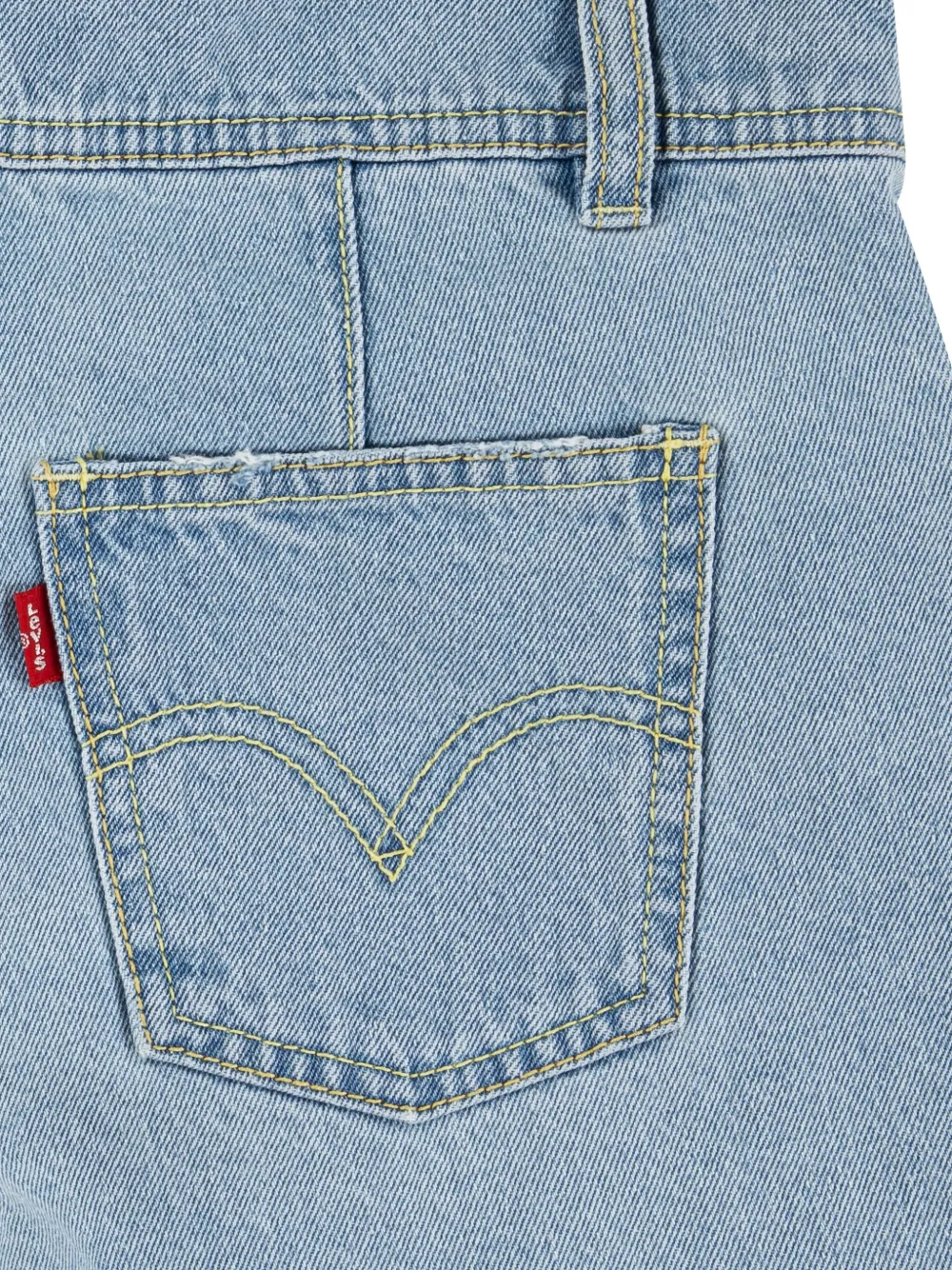 Levi's Kids Overall spijkershorts Blauw