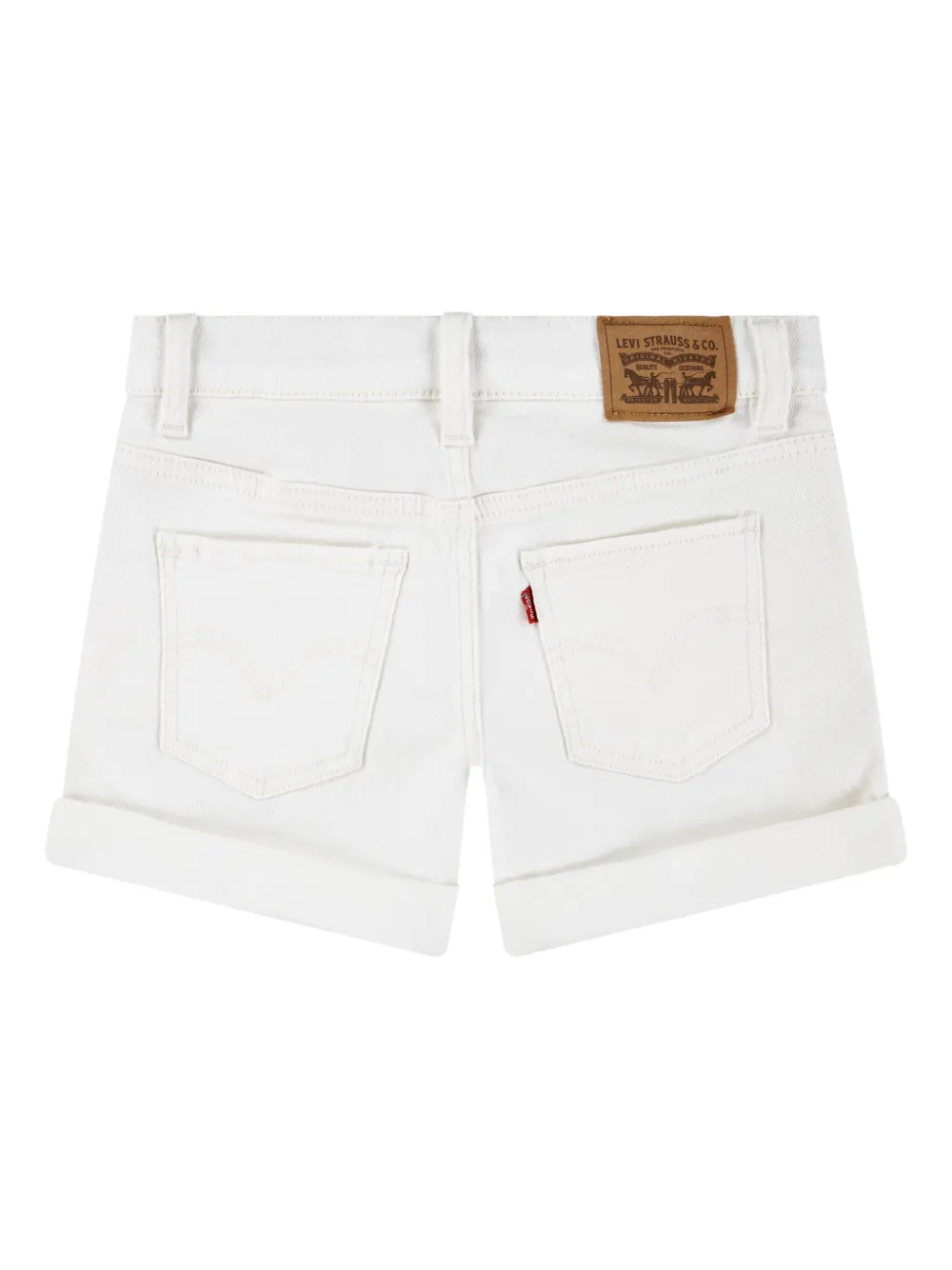  Levi's Kids Denim Shorts - White 
