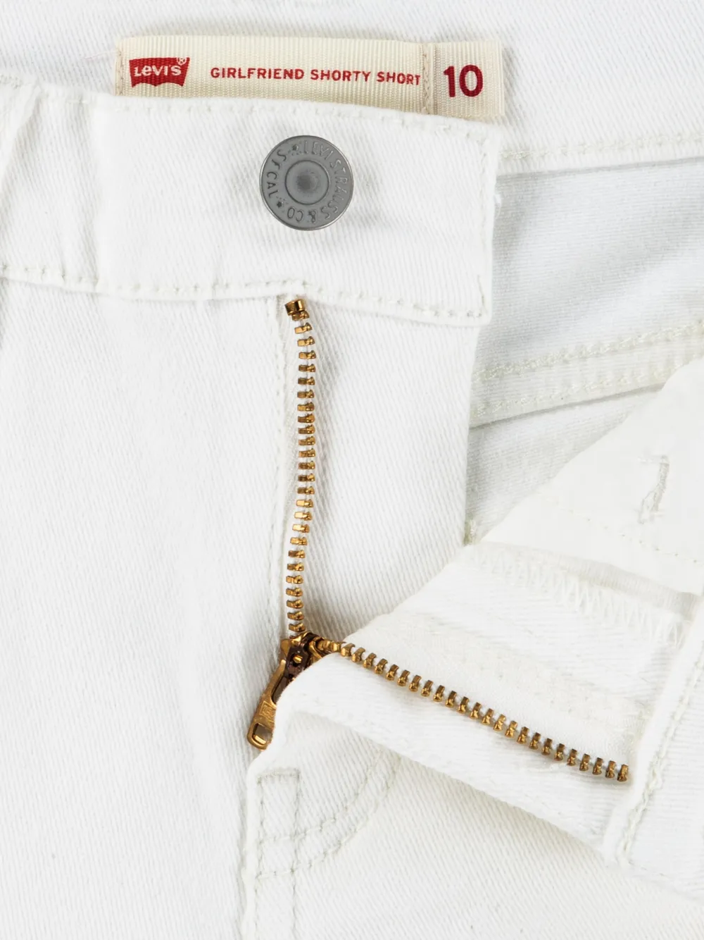  Levi's Kids Denim Shorts - White 