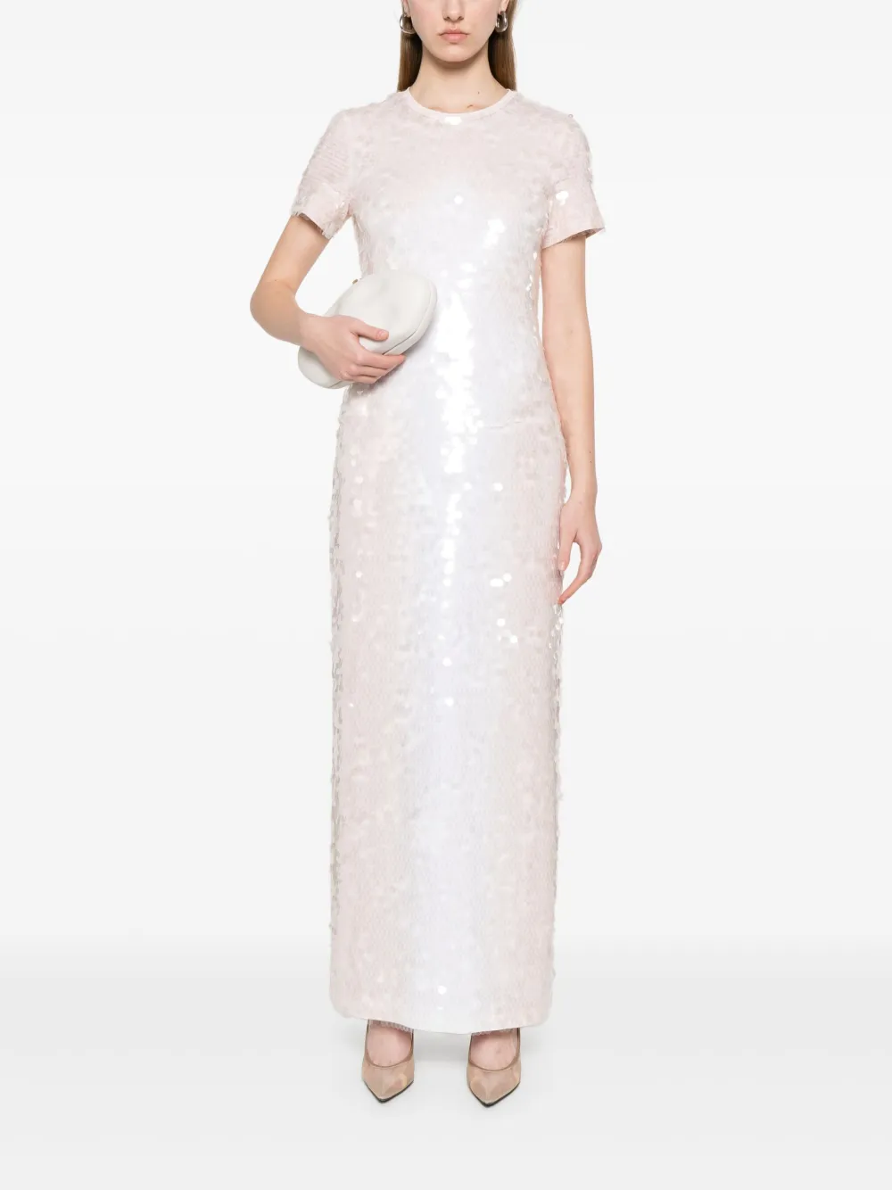 Sportmax Ranghi maxi-jurk - Beige