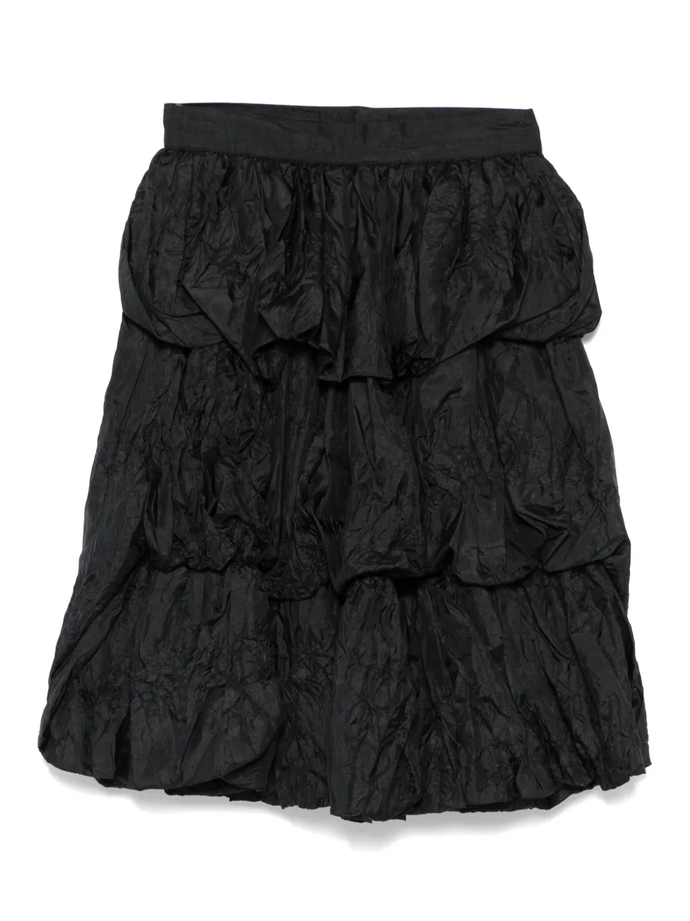 Pre-owned Versace 1990s Ruffled Mini Skirt
