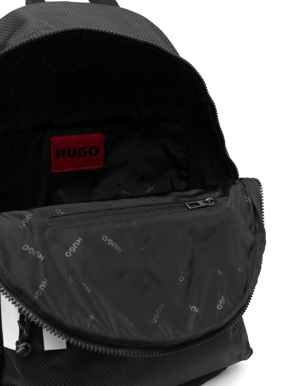 Shop Hugo Boss Logo-print Backpack