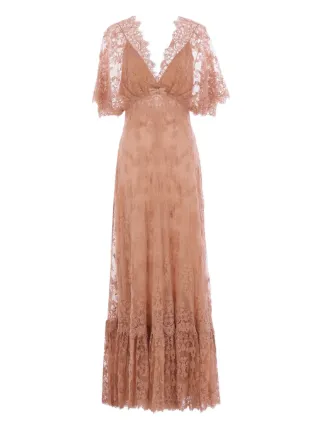 Elie Saab Silk Maxi Dress | Pink | FARFETCH