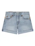 Levi's Kids embroidered denim shorts - Blue