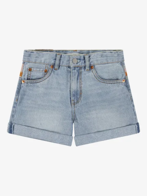 Levi's Kids embroidered denim shorts