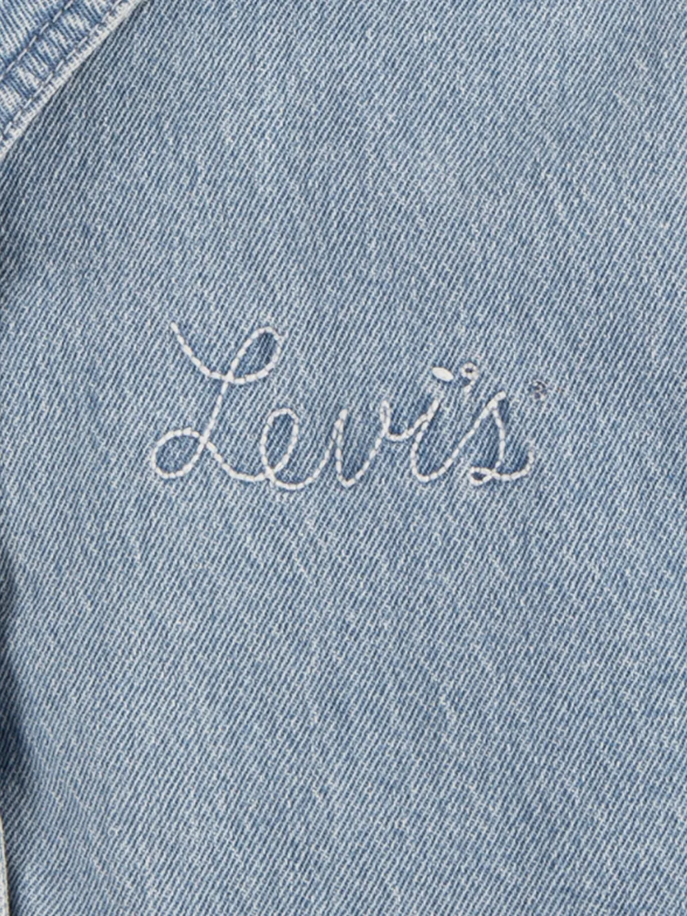 Levi's Kids Spijkerjack met borduurwerk Blauw