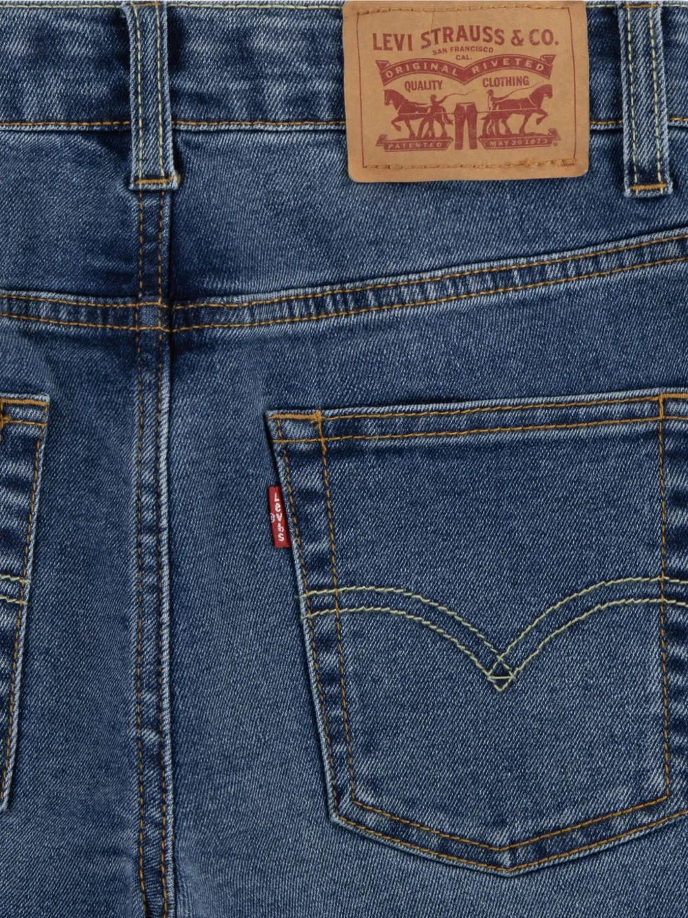 Levi's Kids Spijkershorts Bruin