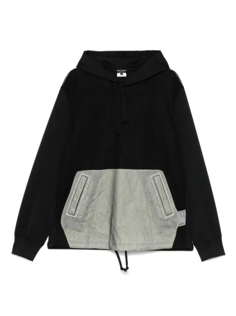 Comme des Garçons Homme Plus panelled hoodie
