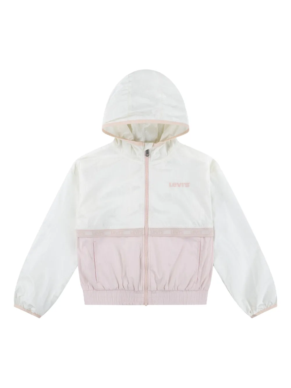 Levi's Kids Windjack met capuchon Wit