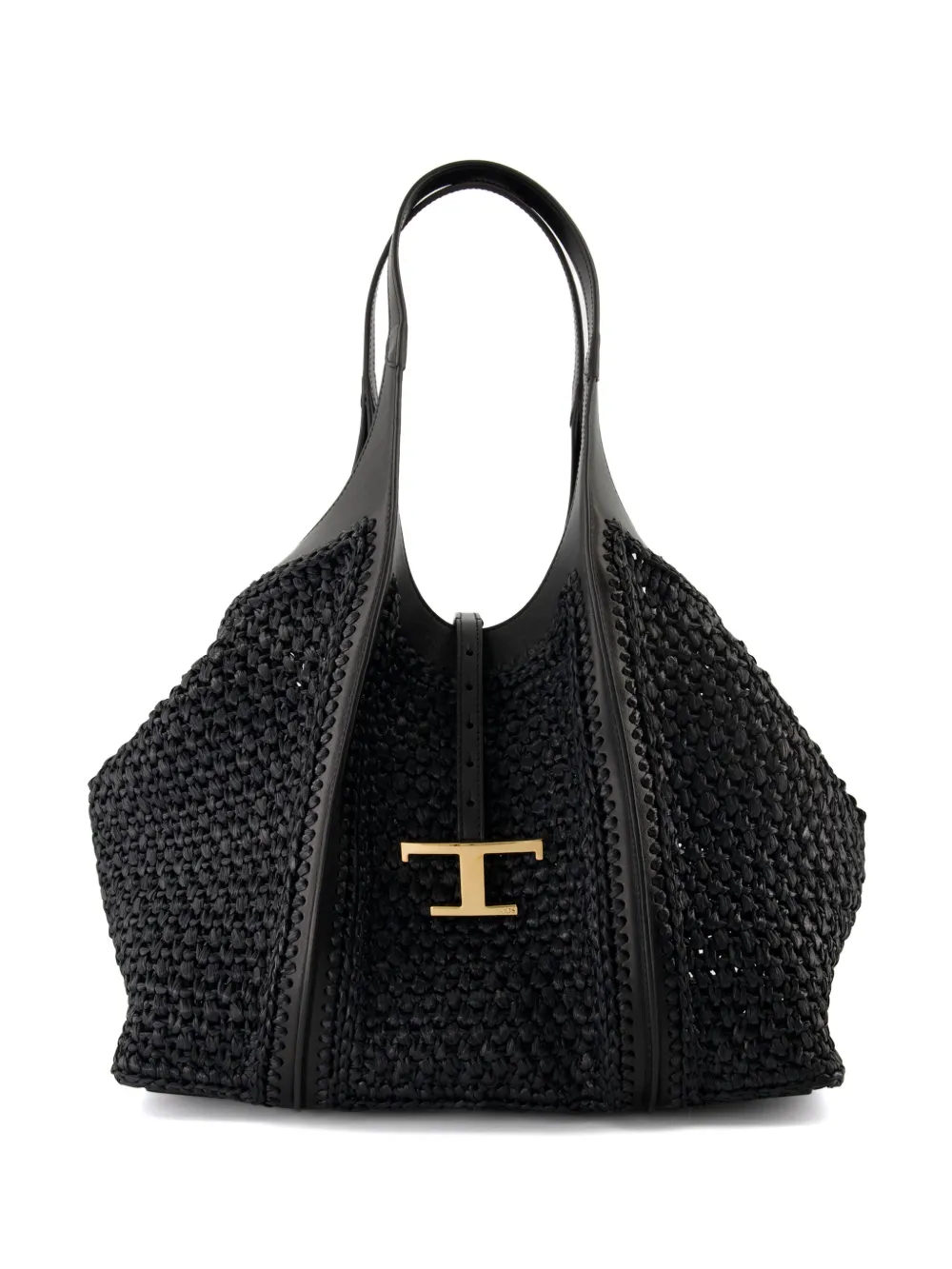 Tod's T Timeless medium shopper Zwart