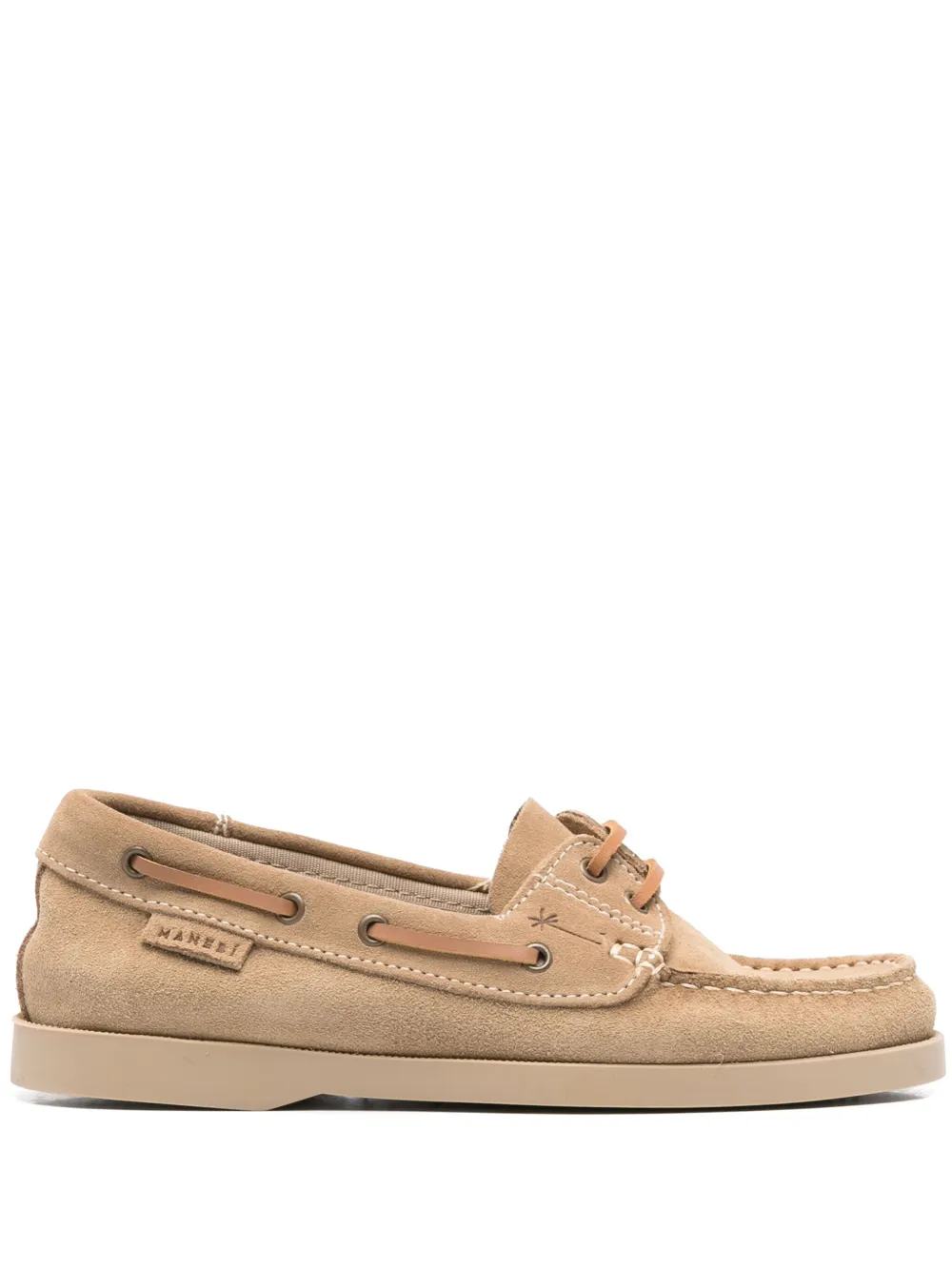 Manebi Hamptons boat shoes Neutrals