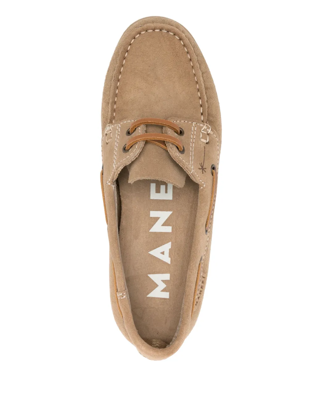 Manebi Hamptons boat shoes Neutrals