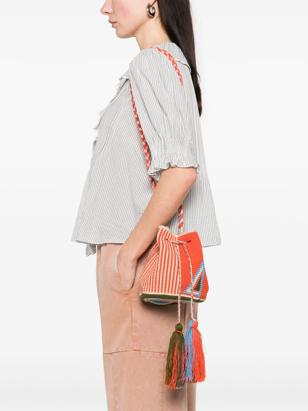 Guanabana St Barth Crossbody Bag In Orange