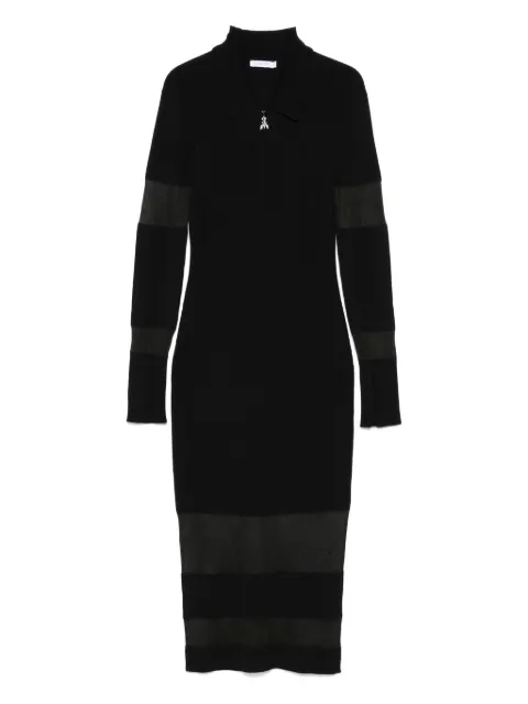 Patrizia Pepe semi sheer-panel midi dress 