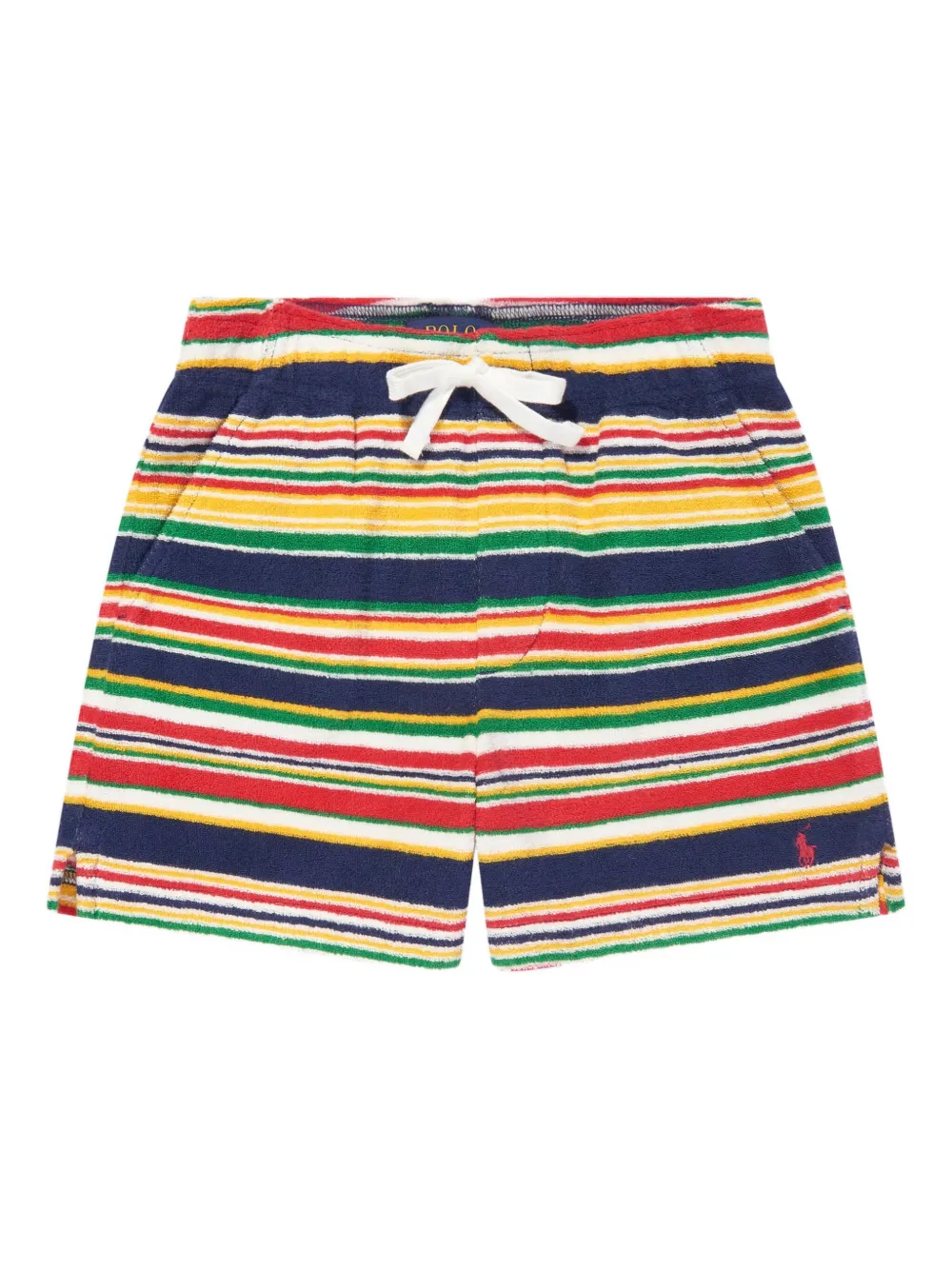 POLO RALPH LAUREN KIDS Gestreepte shorts Geel