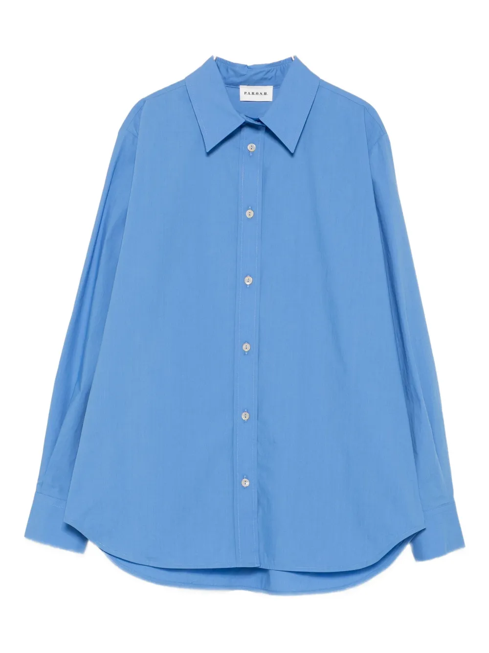 P.A.R.O.S.H. long-sleeve collared shirt Blauw