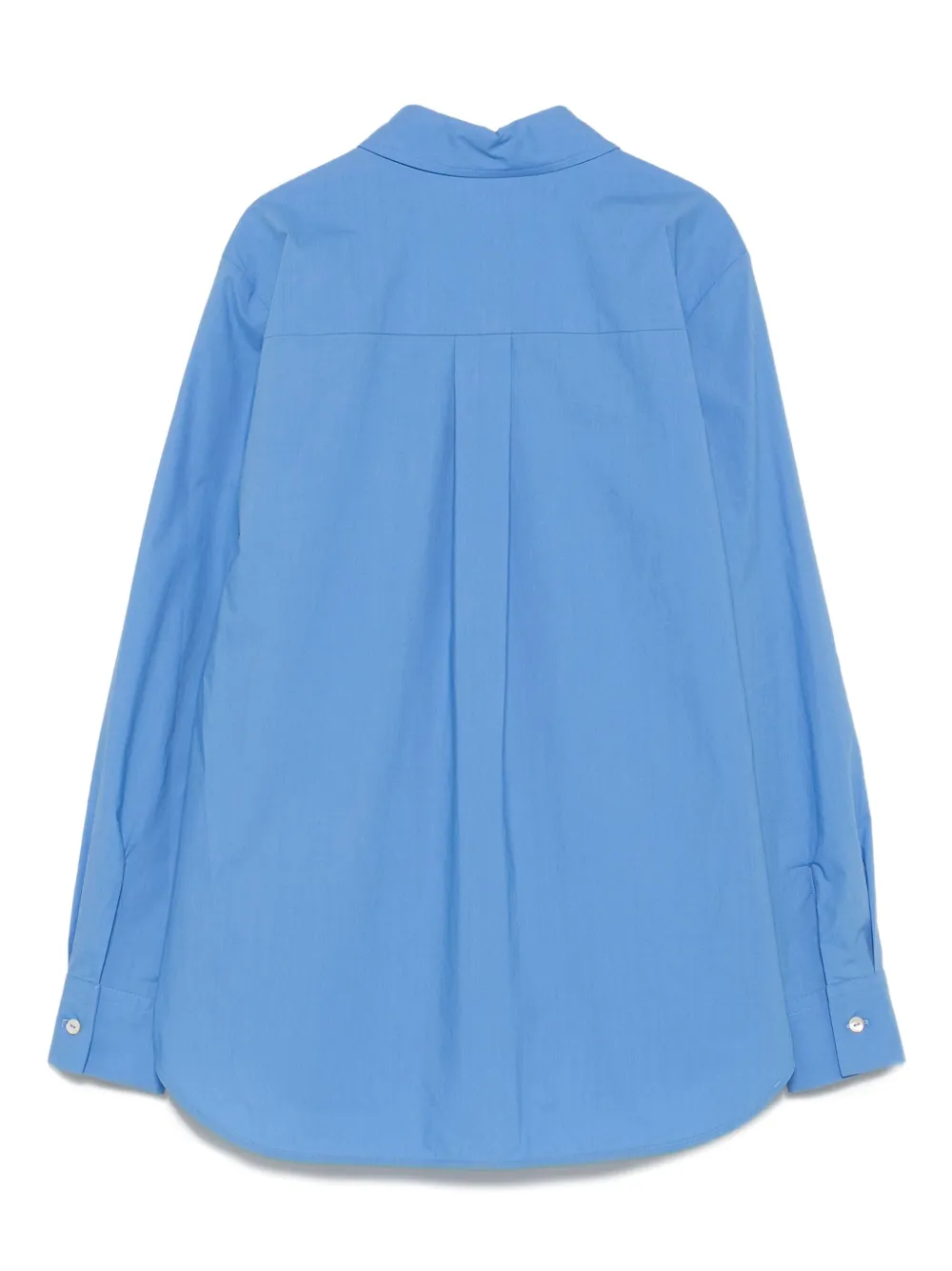 P.A.R.O.S.H. Blouse met lange mouwen en kraag - Blauw