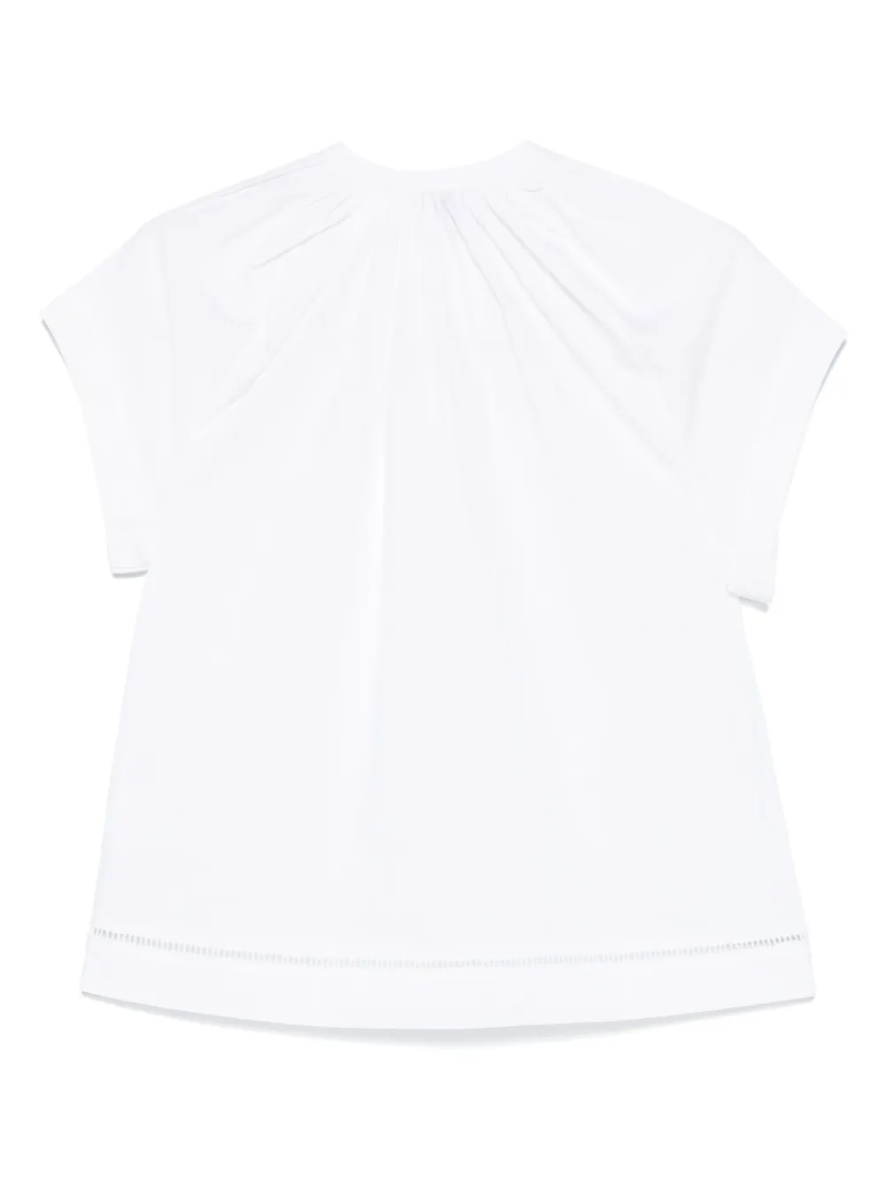 Officine Generale pleat-detail shirt - Wit