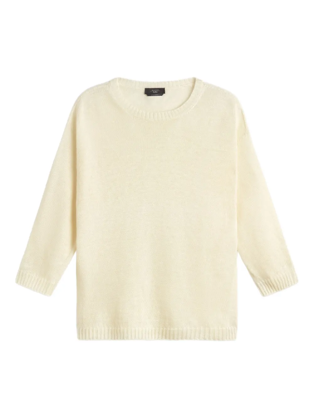 Weekend Max Mara suéter con cuello redondo | blanco | Image 1