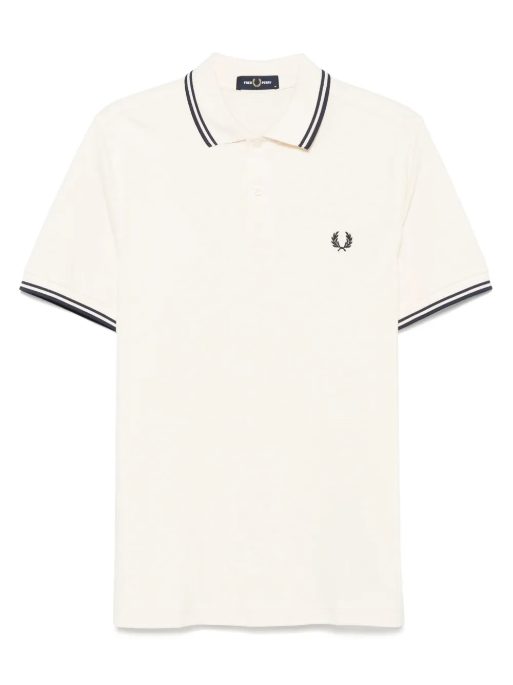 Fred Perry playera tipo polo con logo bordado | neutro | Image 1