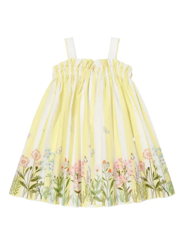 Fendi Kids フローラル ワンピース | イエロー | FARFETCH JP
