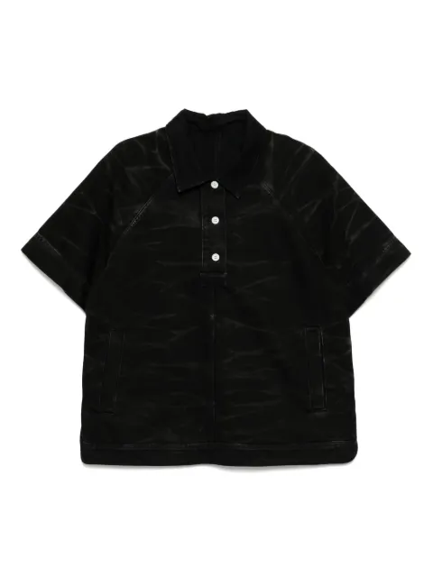 Namacheko playera tipo polo de mezclilla Zebra