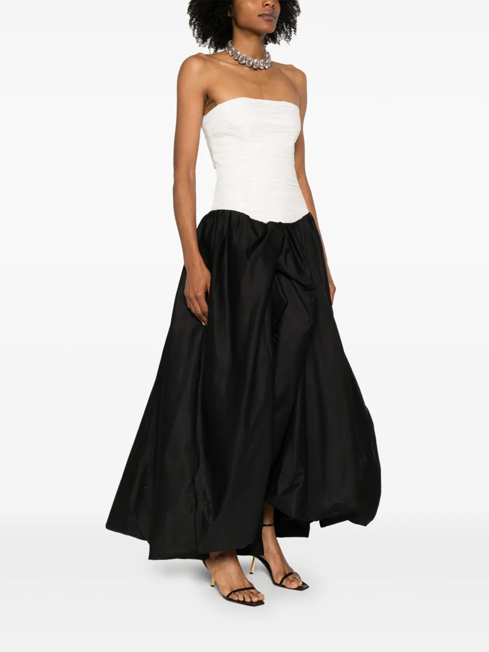 Aje Violette maxi-jurk Wit