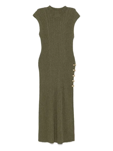 Aje Vestido midi canelado