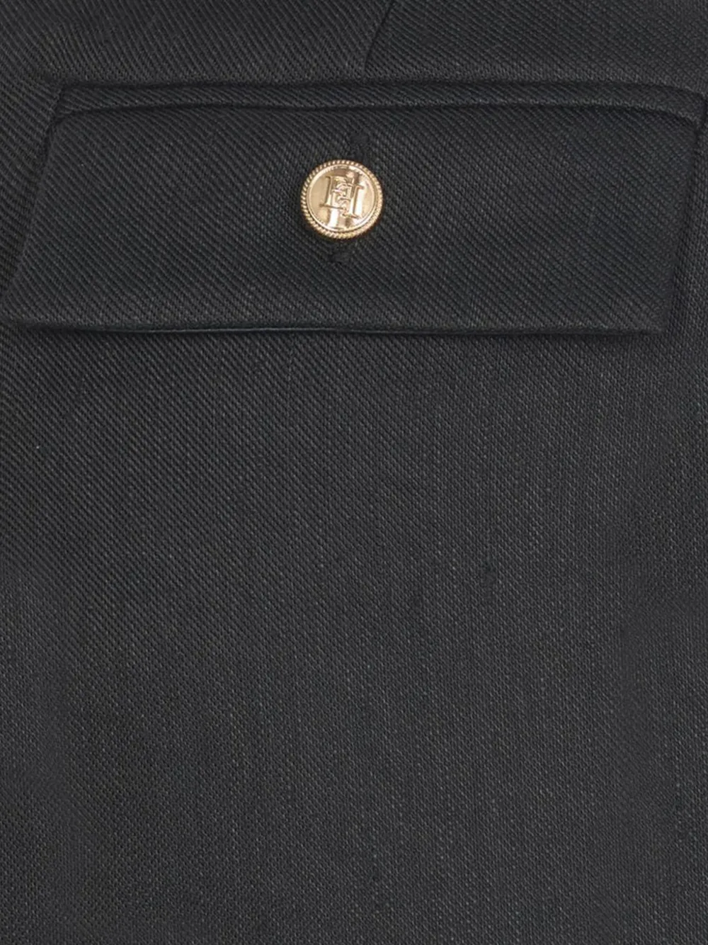 Elisabetta Franchi pleat-detailed pocket trousers Zwart