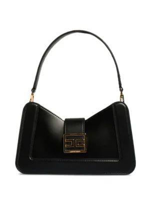 ショルダーバッグ レディース Elisabetta Franchi Elisabetta Franchi ロゴプレート ショルダーバッグ | ブルー