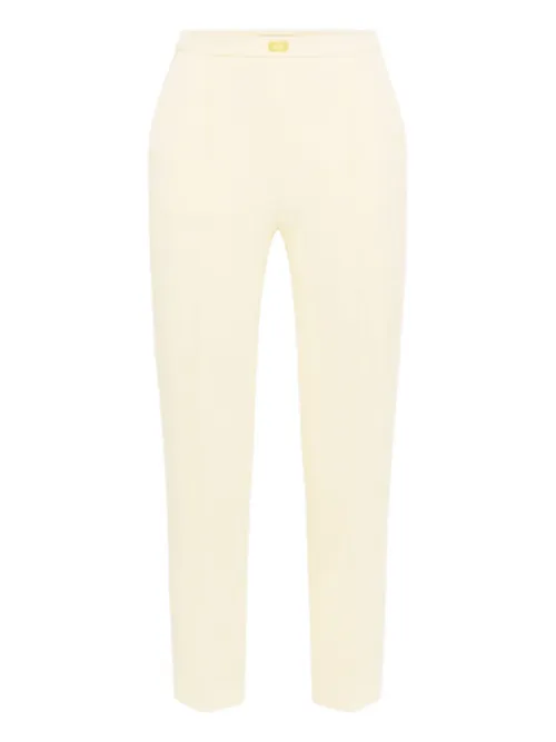 Pantalon à plaque logo - Elisabetta Franchi - Modalova